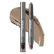 1 件带刷子的轮廓化妆棒，3D 阴影鼻雕哑光遮瑕膏高光高光修容霜，适用于面部化妆 - 彩色 - 查看 6