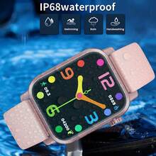 1pc Waterproof Unisex Smart Watch With LED Flashlight, Phone Call Function, Message Reminder, Multiple Sports Modes, Music Playback, Suitable For Men And Women Outdoor Running, Cycling, Etc.