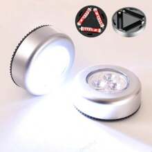 5 pezzi di faretti LED autoadesivi, fascio regolabile a 120°, luce sensore per pensili/armadi, a batteria (batterie non incluse), illuminazione senza fili per corridoio e scale