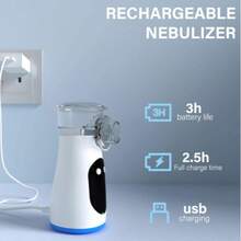 New Design Rechargeable Digital Display Ultrasonic Humidifier, Portable Handheld Mini Mist Maker With Self-Cleaning Inhalation