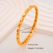1 pieza Brazalete de moda para mujer de Medio Oriente, joyería nupcial de lujo para damas de Arabia Saudita y Dubái