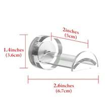 YYWSH-Geekria Acrylic Magnetic Headset Holder Gaming Headphone Holder For OverEar OnEar Headphones Magnetic Headphone Stand For Mounting On Computer Chassis And Metal Surfaces Clear G2d1 - Trong sáng - Xem 2