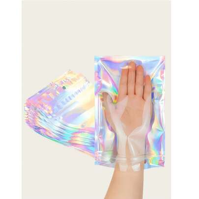 100个/30个/10个/1个装激光全息可重复密封OPP袋，珠宝零售袋，礼品包装袋，圣诞节