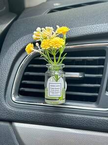 1 chiếc kẹp cửa gió điều hòa ô tô hình hoa cúc Baby's Breath nhiều màu, bao gồm tờ giấy thay thế mùi hương ngẫu nhiên, đồ trang trí cửa gió điều hòa ô tô, máy khuếch tán tinh dầu lọc không khí - Với chồi-Gypsophila - Xem 13