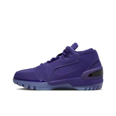  Zapatillas de baloncesto Nike Air Zoom Generation "Court Purple" de caña baja y estilo retro para hombre (morado)
