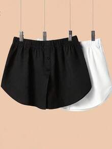 2 Stücke Damen Set mit langem Saum Unterhemd und Taillenskirt, geschichtet um die Hüften zu bedecken, kann mit Hoodies oder T-Shirts kombiniert werden, geeignet für Herbst, Halloween und andere Anlässe