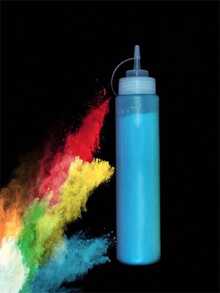 1 个喷雾瓶彩色跑步粉/彩色玉米淀粉/彩虹粉，用于马拉松、彩虹跑、户外运动会、比赛开幕式等活动，增添动感色彩和欢乐气氛（半透明塑料挤压瓶） - 彩色 - 查看 3