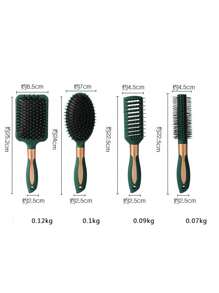 1 Peça Pente de Massagem Anti-Estática, Pente Acolchoado para Cabelos Cacheados, Escova de Cabelo Alisadora Livre de Frizz, Material Escolar, Ferramentas para Cabelos Cacheados