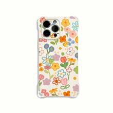Funda para teléfono (1 unidad): Moderna correa con estampado, correa de mano anticaídas en las cuatro esquinas que permite colgarla en la parte trasera. Funda suave compatible con las series 12, 13, 14, 15, 16 Pro y Pro Plus. Pantalla completa. - Blanco marfil - Ver 3