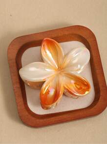 Set de 12 piezas de pasadores de cabello con forma de flor de 8cm/3.14in de plástico, diseño floral de color AB, adecuados para mujeres, estilo minimalista elegante, apropiados para uso diario, fiesta, playa, perfectos para coletas, moños, maquillaje, accesorios, se ajusta a todos, mejor regalo de cumpleaños, pareja, amigo para Pascua, fiesta temática, Día de los Inocentes, actuación en el escenario, Acción de Gracias, Año Nuevo, accesorios para el cabello, elegantes pasadores de garra, artículos escolares, universidad