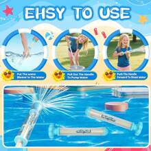 1pc Fireworks Water Gun, Children's Toy Water Guns,Pool Toys,Water Gun Toys,Kids Toys,Garden Toys,Beach Toys,Swimming Pool Outdoor Toys