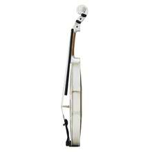 New 4/4 Acoustic Violin Case Set With Bow & Rosin, White Durable Hard Shell For Violin Protection & Travel - White - View 8