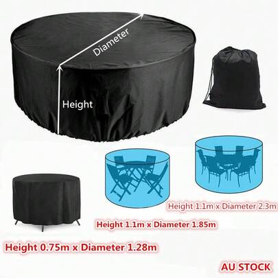 Heavy Duty Outdoor Waterproof Garden Patio Furniture Cover For Rattan Table Cube Outdoor