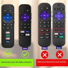 Cover For Roku Stick Remote Case Compatible With Hisense TV Controller Silicone Sleeve For  Smart TV Control Holder Glow In The Dark Blue - 天藍 - 查看 2