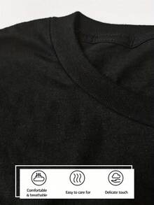 Rock Star Made T-Shirts Rock & Roll T-Shirt, Music Lover Tee, Songwriter T-Shirt, Lets Rock Music Shirts, Guitarre Shirt, Gift For Bestie, Preppy Retro Tshirt - Black - View 3