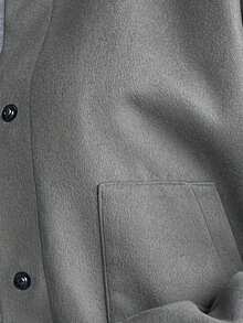 Veste courte décontractée minimaliste pour femmes, col montant, poche avant, fermeture éclair, style casual, blouson, automne/hiver