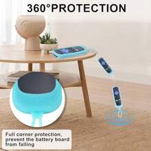 2 piezas Funda de silicona antideslizante y ligera compatible con el control remoto luminoso de Onn Roku - como en la foto - Ver 5