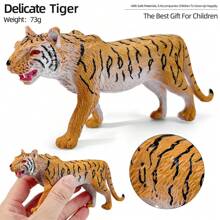There Are 12 Types To Choose From, Including Large-Sized Solid Animal Models Made Of PVC Material, Realistic Wild Animals, Hand-Painted Lifelike Model Figurines, Such As Giraffes, Elephants, Lions, Tigers, Sika Deer, Wild Wolves, Rhinos, Hippos, Zebras, Cheetahs, Crocodiles, Brown Bears, Zoo Toy And Game Models, Desktop Decoration Sets, And Festival Gifts