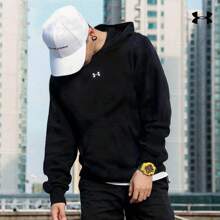 Under Armour 2025 Nueva sudadera con capucha unisex, entrenamiento, entrenamiento, casual, cómoda, pullover, 23600307-001
