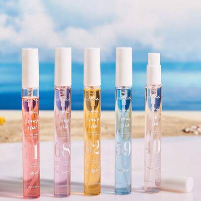10pcs/5pcs Set - Limited Edition Brazilian Fragrance Mist Gift Set, Indoor & Outdoor Aromatherapy Air Freshener, Multi-Layer Long-Lasting Natural Fresh Scent To Achieve Optimal Wellness. This Elegant Fragrance Blends Notes Of Vanilla, Coconut, Floral, Fruity And Citrus.