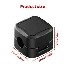 1/3/6pcs Magnetic Cable Organizer, Cable Management Clips, Desk Magnetic Cable Holder, Discreet Magnetic Phone Charging Cable Organizer, Compact & Durable Design; Suitable For Bedside Table, Desk, Phone Data Cables, Charging Cords, Kitchen Appliances, Office Supplies, Cable Management, Bathroom Storage, Home Decor, Organizing; Suitable For Home, Office, Dorm, Great For Back To School, Mother's Day, Birthday Gifts, Holiday Gatherings - Multicolor - View 9