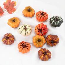 Decoración de calabaza multicolor de espuma simulada - Verduras simuladas DIY para decoración otoñal, Halloween, Acción de Gracias, fiestas en el hogar