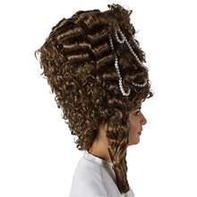 MAdult Women's Baroque French Revolution Queen Marry Wig Premium Breathable Capl Cap Light Brown 7001 - 淺棕色 - 查看 5