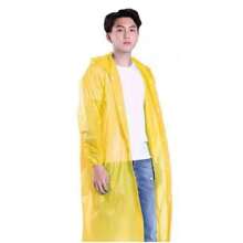 1pc Thick Waterproof Full Body Rain Poncho, Long Sleeve Adult Outdoor Cycling Hooded Raincoat, Hiking Rainwear