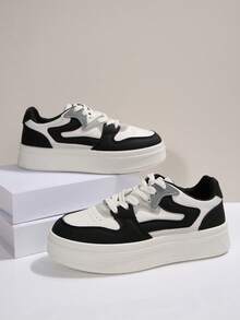 Zapatillas para adolescentes, casual con cordones y ajuste, suela exterior de TPR antideslizante y resistente al desgaste, adecuado para la vuelta al colegio