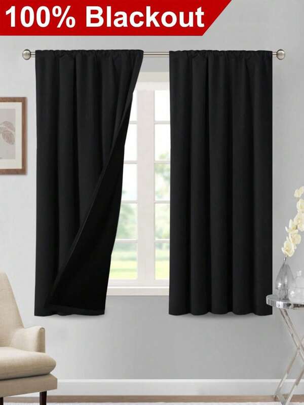 Cortina blackout 99% poliéster, 1 peça, isolamento térmico, proteção UV, bolso para varão, trama lisa que não pode ser branqueada, tema de arte para quarto, isolamento térmico e redução de ruído - ideal para quartos, casas de fazenda e escolas