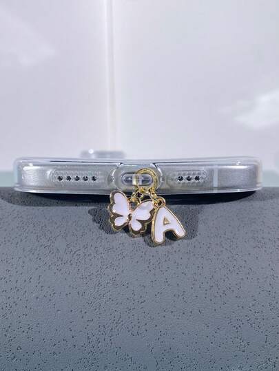 1 个蝴蝶字母防尘塞，适用于 充电接口 Type-C 充电接口数据接口插头。适用于小米、Oppo、Vivo、三星、 5-16 耳机