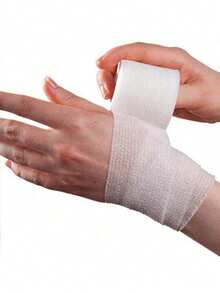 3pcs Self-Adhesive Elastic Bandage, Cohesive Nonwoven Sports Tape, Breathable Stretch Support, Suitable For All Ages, Non-Woven Fabric, Ideal For Running, Basketball, Soccer, Gym Workout - For Athletes - Multicolor - View 5