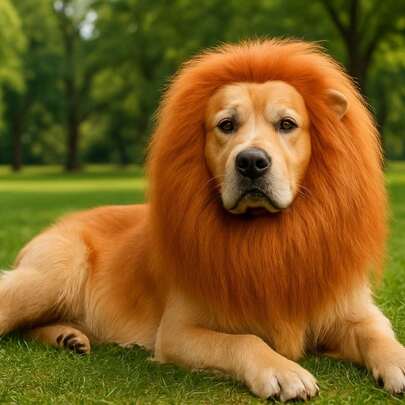 JUBA DE LEÃO PARA CACHORRO Roupa Fantasia Pet