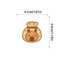 100pcs Capybara Theme Vinyl Waterproof Stickers, Suitable For Water Bottles, Guitars, Luggage, Phones, Phone Cases, Laptops, Skateboards, Etc., Perfect Gift - B - View 11