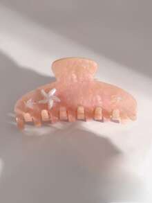 1 件夏季个性化海星名字设计亚克力发夹 - 闪亮装饰定制醋酸纤维发饰，适合新娘、伴娘、婚礼、周年纪念日和特殊场合，可爱发夹（套装包括礼品盒和拉菲草） - 彩色 - 查看 9