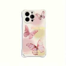 Funda para teléfono 1 pieza Una elegante correa para el hombro tipo bandolera, patrón Correa para el hombro tipo bandolera Correa de mano anticaída de cuatro esquinas Funda protectora para teléfono móvil Puede colgarse hacia atrás Funda para teléfono móvil suave adecuada para la serie 12 13 14 15 16 Pro Pro Plus - - Colores mixtos 1 - Ver 4
