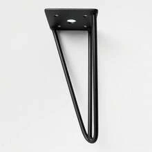 Kit 08 Pés Hairpin Legs 15cm Aramado de Aço Triplo Para Móveis e Estofados - Desk Design