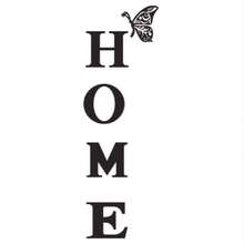 Pegatina de pared de espejo acrílico 3D "HOME" para decoración - Multicolor - Ver 5