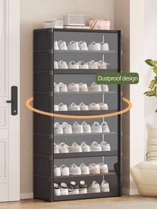 Tủ giày chống bụi, nắp lật trong suốt đa chức năng, tủ quần áo có mái che, kệ, giá để giày, tủ đựng giày, trưng bày độc lập, lắp ráp dễ dàng, giá để đồ đặt sàn, tủ đựng sách, phòng ngủ, phòng khách, nhà ở, thích hợp để lưu trữ trong nhà, phòng ngủ, nhà bếp, phòng khách, phòng học, văn phòng, quà tặng ngày lễ, quà tặng ngày Valentine - Nhiều màu - Xem 6