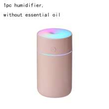 1 pieza Humidificador de aire mini inalámbrico de 230ml de colores con micrófono frío - Super silencioso y portátil para dormitorio, coche, oficina - Batería de 1200mAh incluida, regalo de cumpleaños