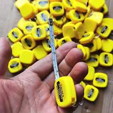 1pc Mini Retractable Tape Measure Keychain - 1m/39in Compact Pocket Size - Suitable For Daily Use, Party, School And Promotional Gifts, Solid Color Casual Backpack For School