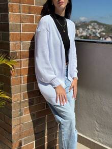 WINTER CARDIGAN COAT COLD HOT LINE - White - View 3