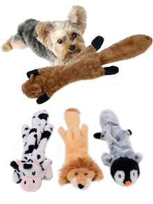 1pc Unfilled Squeaky Dog Toy, Durable Chew Toy With Squeaker, Suitable For Interactive Play And Tug Of War For Dogs Of All Sizes - Multicolor - View 1