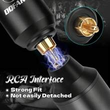 DQFART Wireless Tattoo Gun Kit, Complete Tattoo Kit With 1 Tattoo Battery, 10 Tattoo Needles. Tattoo Supplies Suitable For Beginners And Tattoo Artists