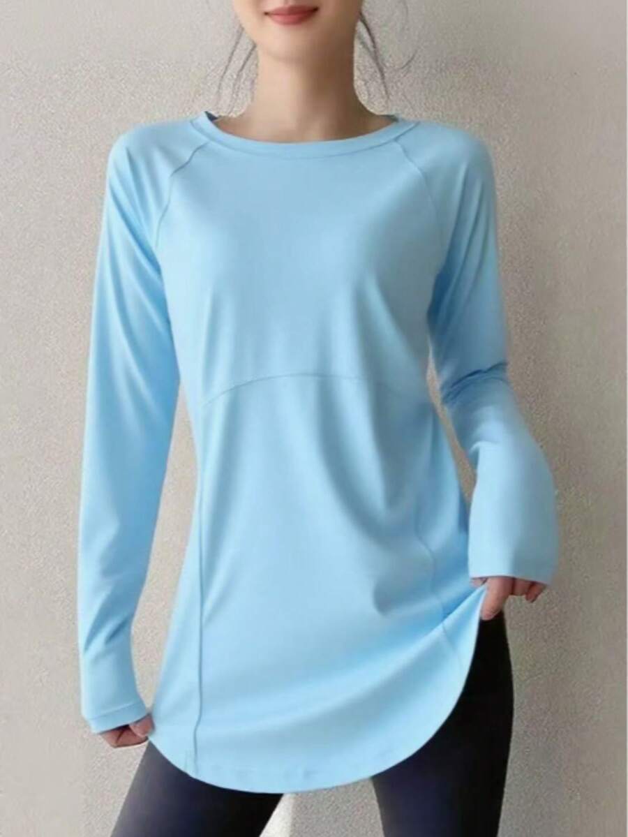 Áo tập yoga thể dục nữ, áo thể thao nhanh khô, thích hợp cho chạy bộ, tập gym, lớp lót co giãn ôm sát cơ thể mùa xuân.