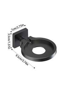 1pc Non-Drill Wall-Mounted Apple Device Holder - Earphones, Smartwatch, Charging Stand, Suction Cup Based Storage Rack - Multicolor - View 9