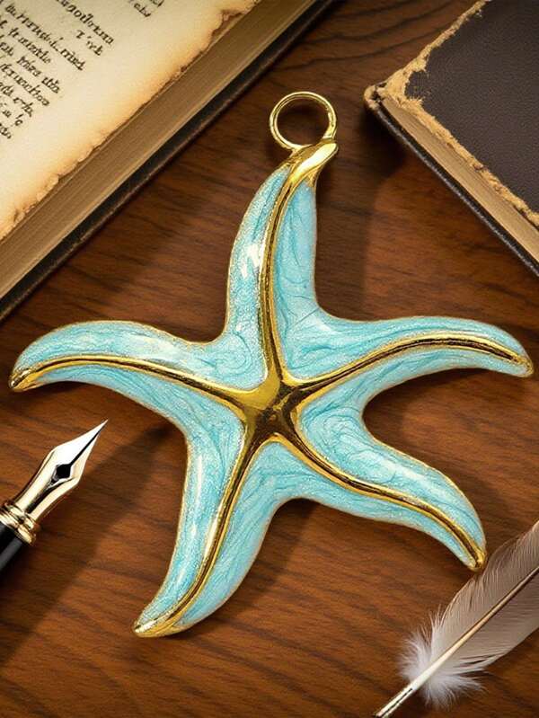 3pcs/Lot Wholesale Enamel Starfish Crab Stainless Steel Diy Charm Women Sun Heart Snake Necklace Pendant Turtle Sun Jewelry