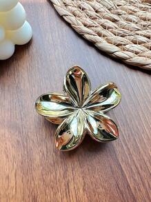 2 Pcs Acrylic Flower Large Hair Claws, 6cm/2.36 Inch, Elegant Vintage Style Sophisticated Hair Accessories, Versatile For Everyday Wear, Suitable For School, School Stuff, College Fall Winter Hair Clip Claw Clip For Vacation Outfits Woman