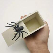 3pcs Spider Prank Box, Fun Toy Box, Funny Christmas/Halloween Prank Gift And Practical Joke Kit, Scary Spider Box, Fake Insect Surprise, Halloween Little Gift. Surprise Your Family And Friends With This Creative Handcrafted Fun Virtual Spider Box! - Multicolor - View 10