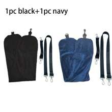 1 Pieza Almohada de viaje rellenable para equipaje adicional, almohada de cuello ajustable y rellenable, sin costo extra de equipaje, cubierta de terciopelo suave sin relleno